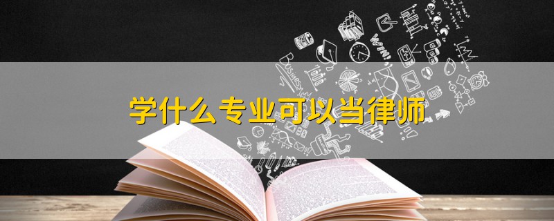 學什么專業(yè)可以當律師