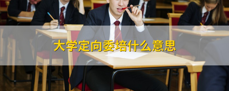 大學(xué)定向委培什么意思