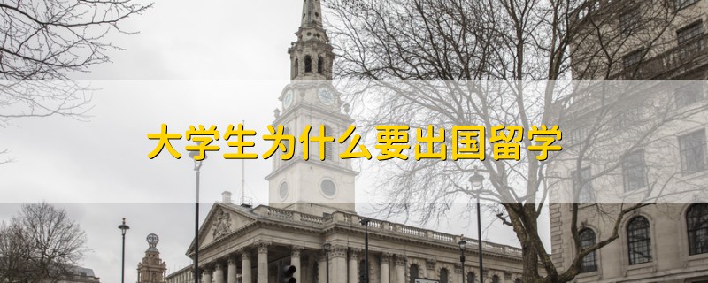 大學(xué)生為什么要出國(guó)留學(xué)