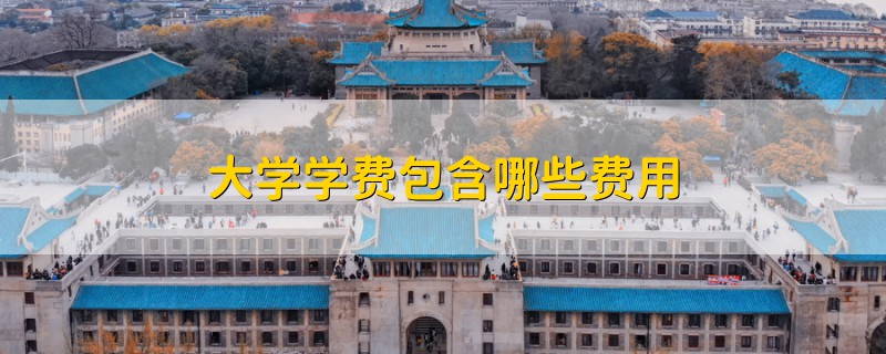 大學學費包含哪些費用