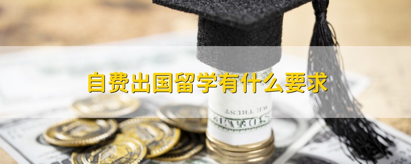 自費(fèi)出國(guó)留學(xué)有什么要求