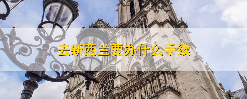 去新西蘭要辦什么手續(xù)