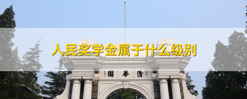 人民獎學(xué)金屬于什么級別
