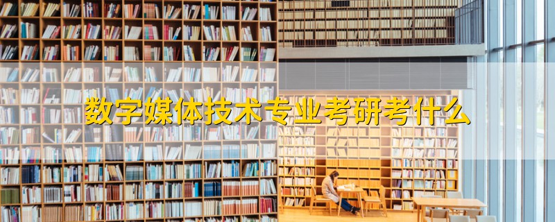 數(shù)字媒體技術(shù)專業(yè)考研考什么