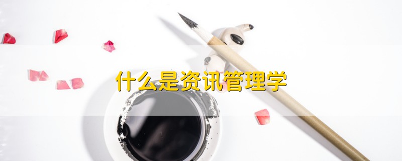 什么是資訊管理學(xué)