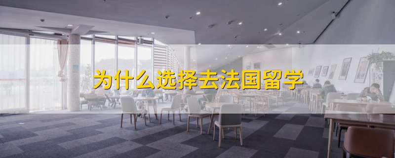 為什么選擇去法國留學