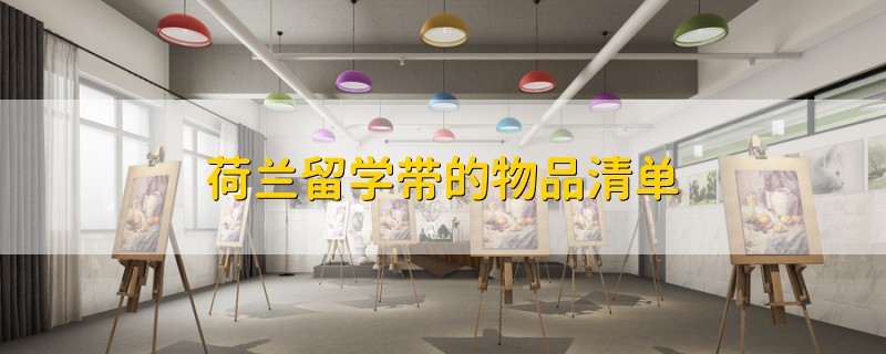 荷蘭留學帶的物品清單