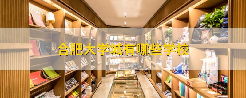 合肥大學(xué)城有哪些學(xué)校
