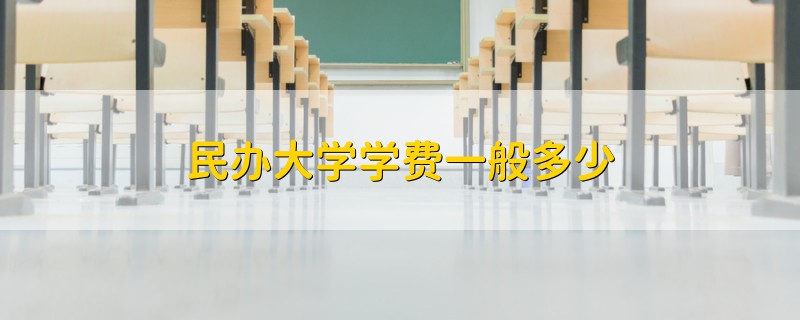 民辦大學(xué)學(xué)費一般多少