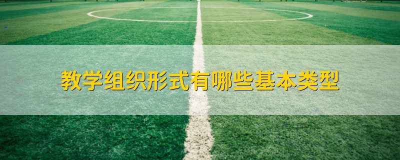 教學(xué)組織形式有哪些基本類型