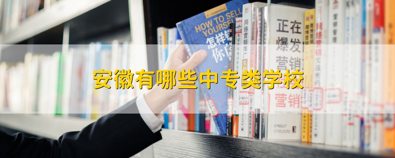 安徽有哪些中專(zhuān)類(lèi)學(xué)校