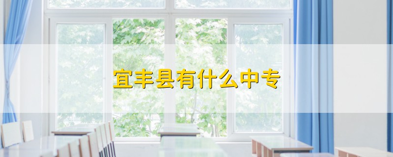 宜豐縣有什么中專