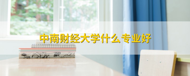 中南財經(jīng)大學(xué)什么專業(yè)好