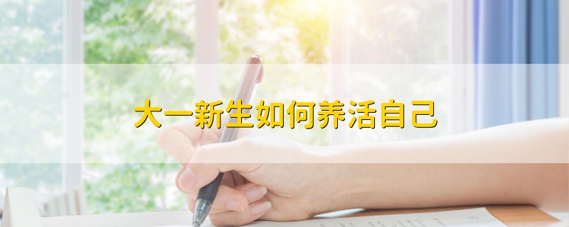 大一新生如何養(yǎng)活自己