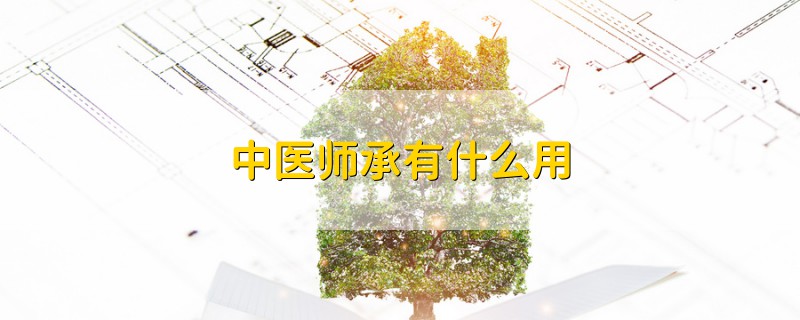 中醫(yī)師承有什么用