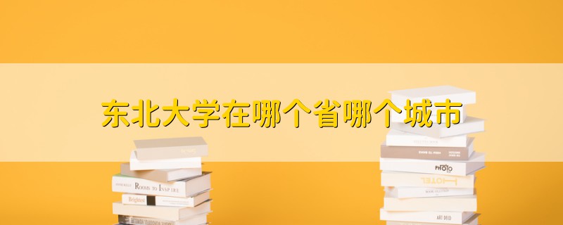 東北大學(xué)在哪個(gè)省哪個(gè)城市
