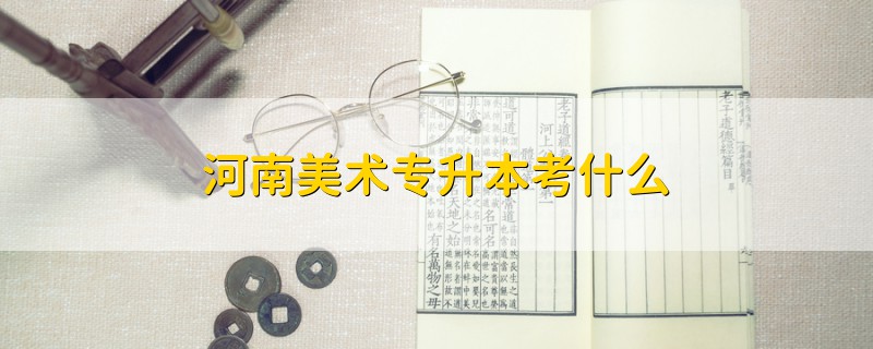 河南美術(shù)專升本考什么