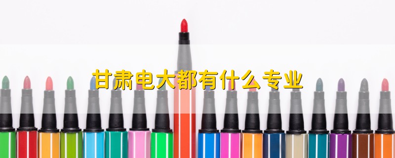 甘肅電大都有什么專業(yè)