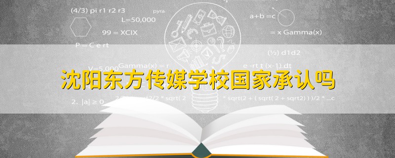 沈陽(yáng)東方傳媒學(xué)校國(guó)家承認(rèn)嗎