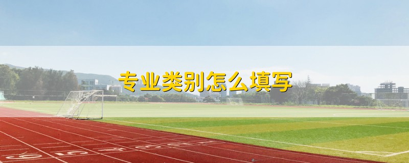 專業(yè)類別怎么填寫(xiě)