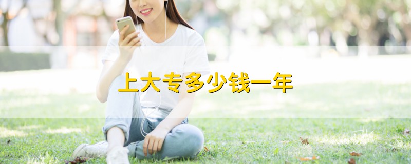 上大專多少錢一年