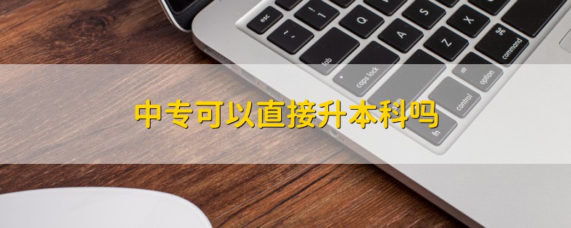 中專(zhuān)可以直接升本科嗎