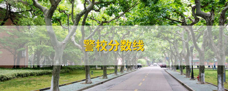 警校分?jǐn)?shù)線