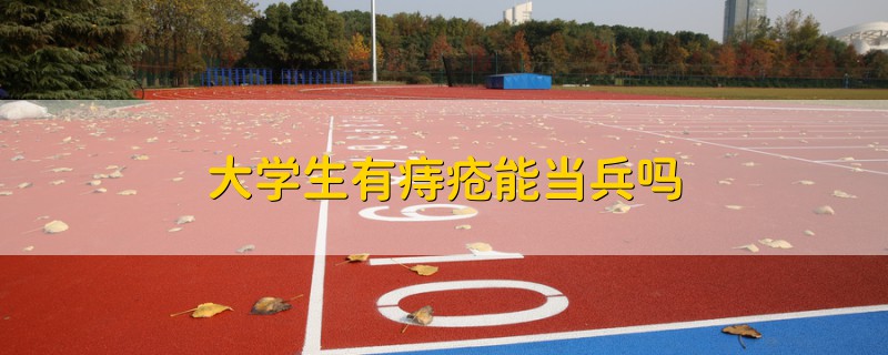 大學生有痔瘡能當兵嗎