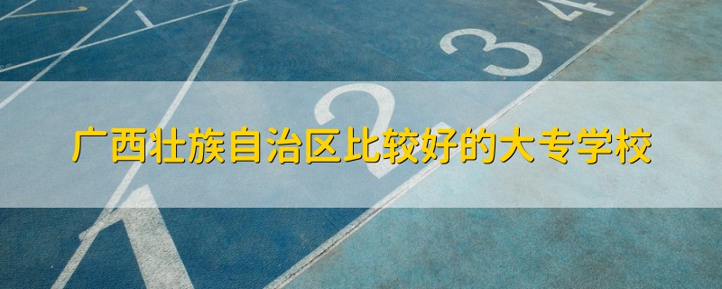 廣西壯族自治區(qū)比較好的大專學(xué)校