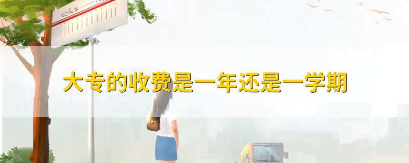 大專的收費(fèi)是一年還是一學(xué)期