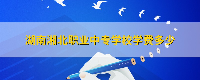 湖南湘北職業(yè)中專學(xué)校學(xué)費(fèi)多少