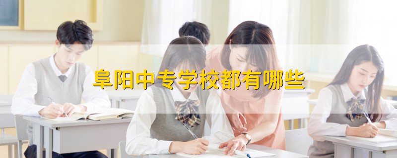 阜陽中專學(xué)校都有哪些