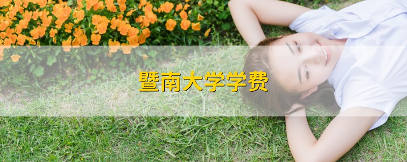暨南大學(xué)學(xué)費(fèi)