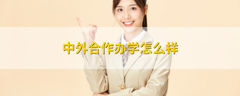 中外合作辦學(xué)怎么樣