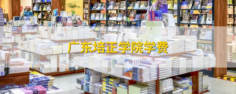 廣東培正學(xué)院學(xué)費(fèi)