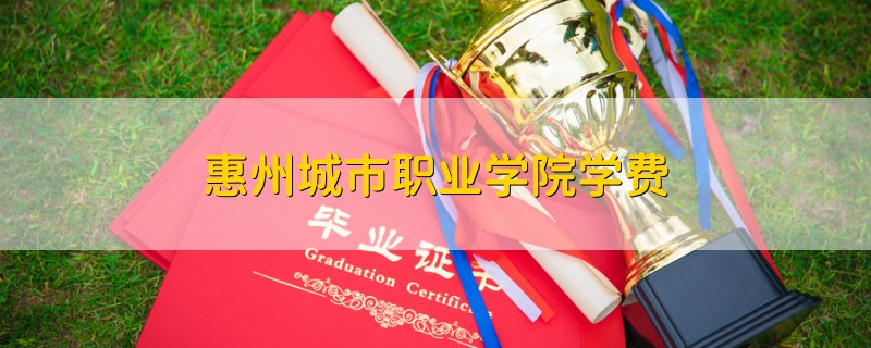 惠州城市職業(yè)學(xué)院學(xué)費(fèi)