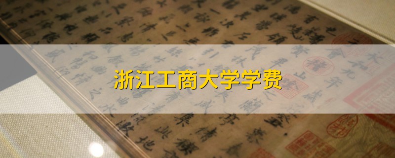 浙江工商大學(xué)學(xué)費(fèi)