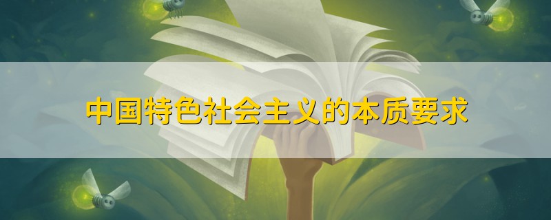 中國特色社會主義的本質要求