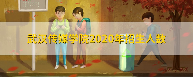 武漢傳媒學(xué)院2020年招生人數(shù)