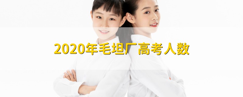 2020年毛坦廠高考人數(shù)