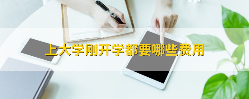 上大學剛開學都要哪些費用