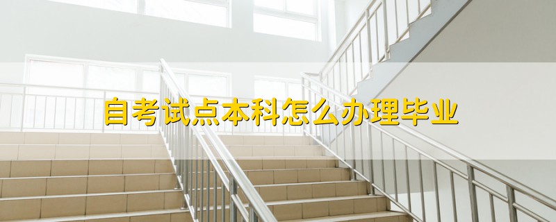 自考試點(diǎn)本科怎么辦理畢業(yè)