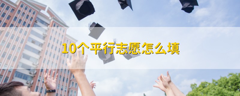 10個平行志愿怎么填