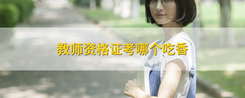 教師資格證考哪個吃香