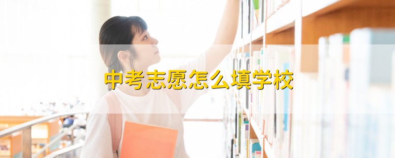 中考志愿怎么填學(xué)校
