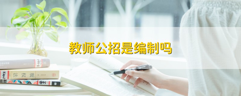 教師公招是編制嗎