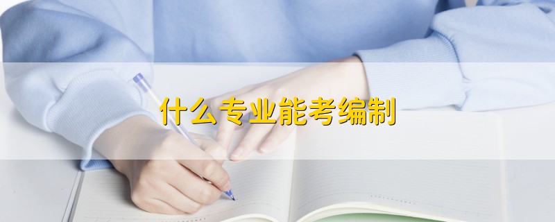 什么專業(yè)能考編制
