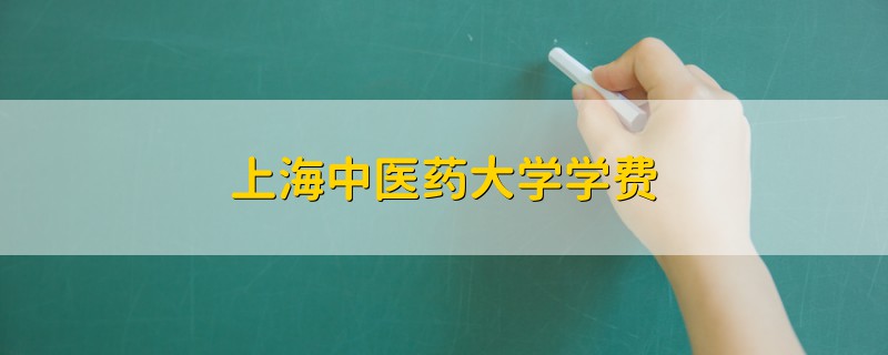 上海中醫(yī)藥大學(xué)學(xué)費(fèi)