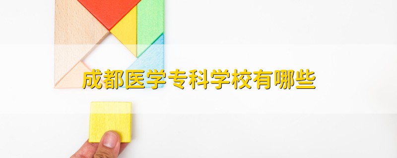 成都醫(yī)學(xué)?？茖W(xué)校有哪些