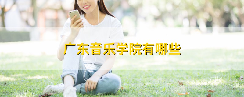 廣東音樂學(xué)院有哪些
